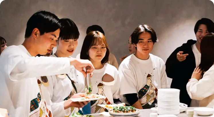 懇親会プランの様子1