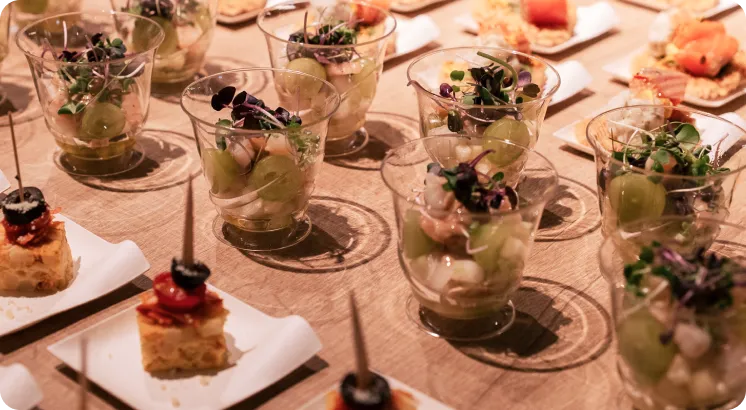 懇親会プランの様子2