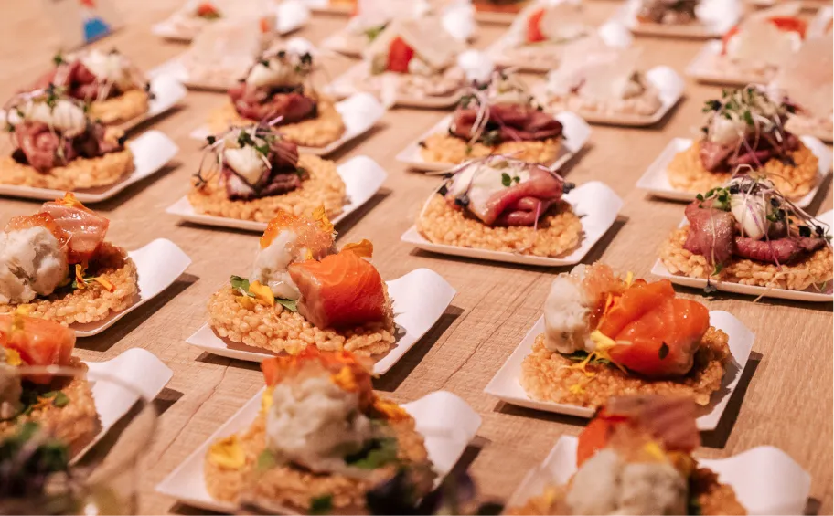 旬の食材を使ったプレート